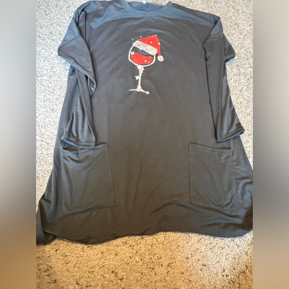 Christmas wine shirt